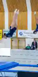 Trampolin Wettkampf Schloss Cup 2026 in der Mehrfach-Turnhalle Hellmatt in Wildegg
