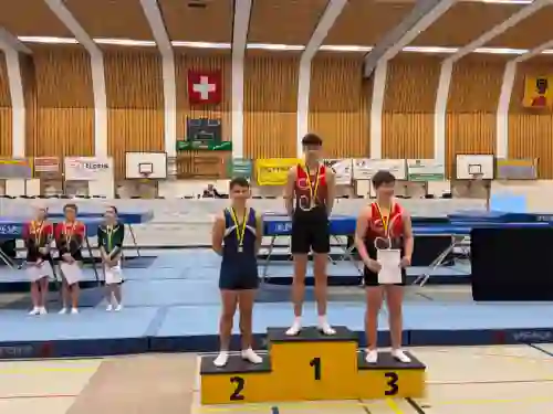 Trampolin Wettkampf Schloss Cup 2026 in der Mehrfach-Turnhalle Hellmatt in Wildegg