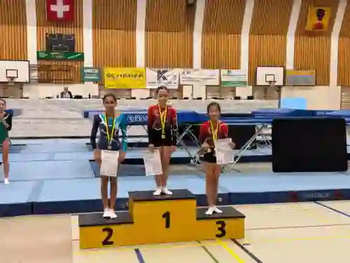 Trampolin Wettkampf Schloss Cup 2026 in der Mehrfach-Turnhalle Hellmatt in Wildegg