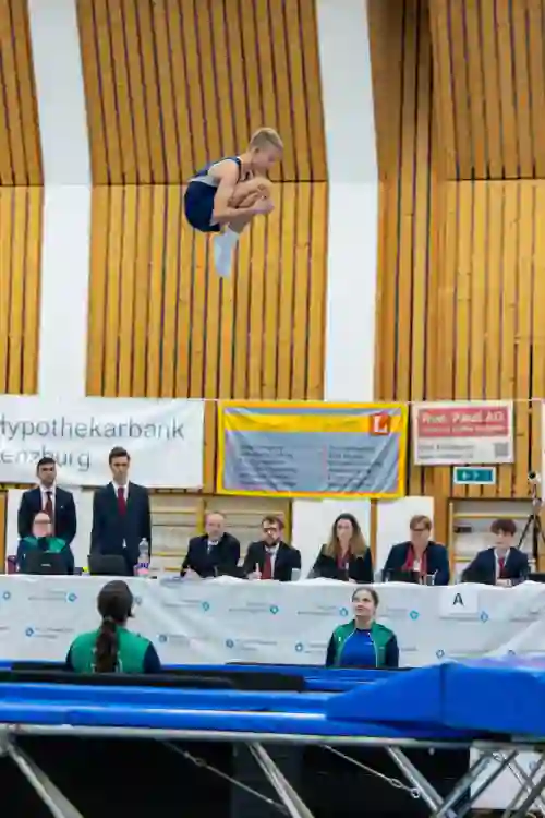 Trampolin Wettkampf Schloss Cup 2026 in der Mehrfach-Turnhalle Hellmatt in Wildegg