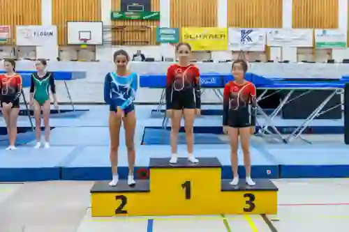Trampolin Wettkampf Schloss Cup 2026 in der Mehrfach-Turnhalle Hellmatt in Wildegg