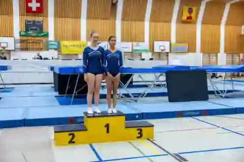 Trampolin Wettkampf Schloss Cup 2026 in der Mehrfach-Turnhalle Hellmatt in Wildegg