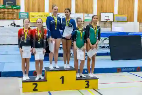 Trampolin Wettkampf Schloss Cup 2026 in der Mehrfach-Turnhalle Hellmatt in Wildegg