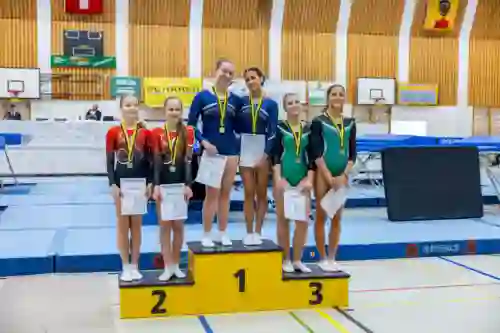 Trampolin Wettkampf Schloss Cup 2026 in der Mehrfach-Turnhalle Hellmatt in Wildegg